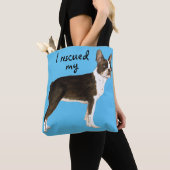 Rettung Boston Terrier Tote Bag Tasche (Von Nahem)