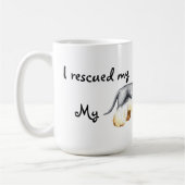 Rettung Cesky Terrier Kaffeetasse (Links)