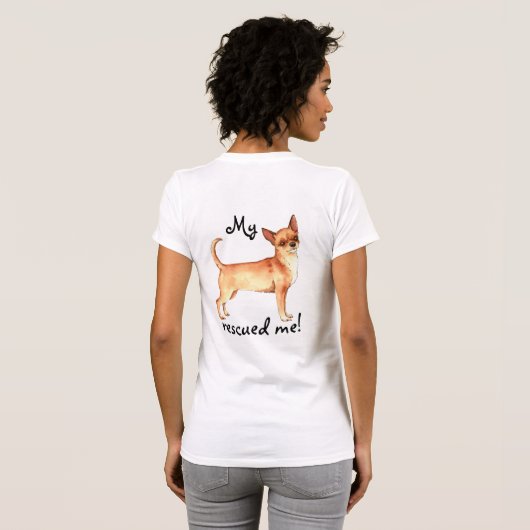 Rettung Chihuahua T-Shirt (Schwarz voll)