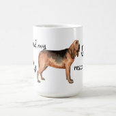 Rettung der Bloodhound-Tasse Kaffeetasse (Mittel)