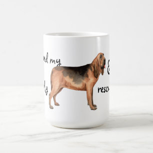 Rettung der Bloodhound-Tasse Kaffeetasse