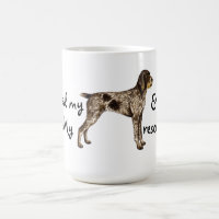 Rettung der deutschen Drahthaar Pointer Coffee Tas