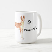 Rettung der Ibizan-Hound-Tasse Kaffeetasse (VorderseiteRechts)