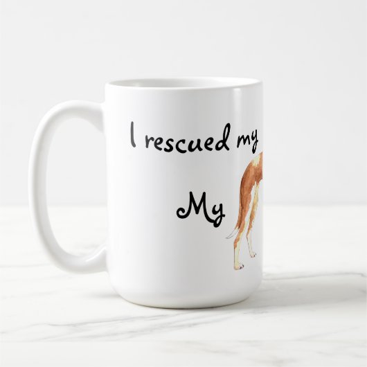Rettung der Ibizan-Hound-Tasse Kaffeetasse (Links)