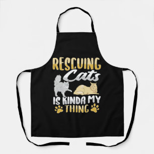 Rettung der Katze Schürze