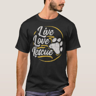 Rettung der Liebe - Hund Lover Adoptiere einen Hun T-Shirt