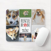 Rettung der Mama Rotes Blatt FotoCollage Mousepad (Mit Mouse)