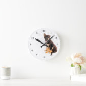 Rettung der Puppy Round Clock Runde Wanduhr (Zuhause)