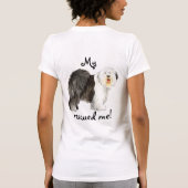 Rettung des alten englischen Schafhundes T-Shirt (Rückseite)