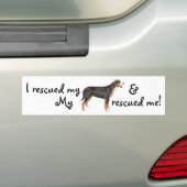 Rettung des Großhundes Autoaufkleber (Auf Auto)