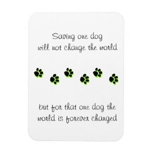 Rettung des Hundes Magnet, Rett eines Lebens Magnet