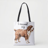 Rettung des spanischen Wasserhundes Tasche (Vorderseite)