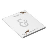 Rettung deutscher Kurzläufer Notizblock (angewinkelt)