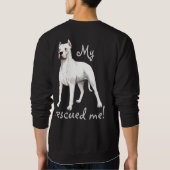 Rettung Dogo Argentino Sweatshirt (Rückseite)