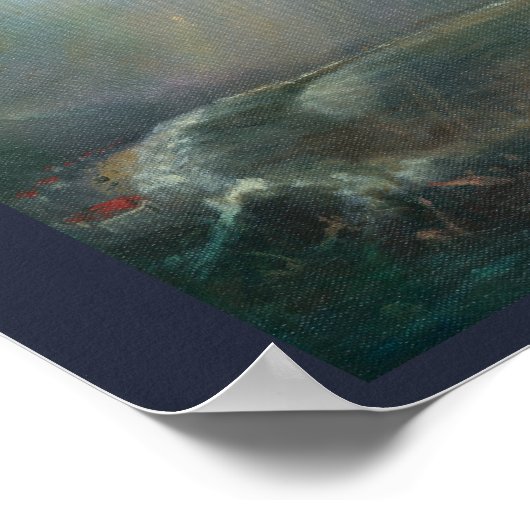 RETTUNG durch Georgien Lambert Poster (Ecke)