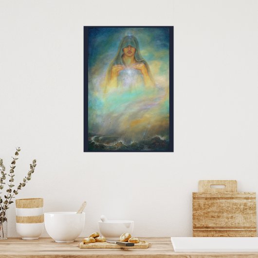 RETTUNG durch Georgien Lambert Poster (Küche)