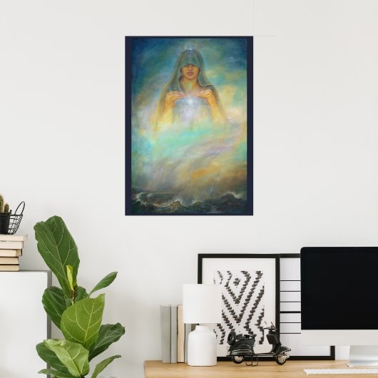 RETTUNG durch Georgien Lambert Poster (Heimbüro)