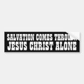 Rettung durch Jesus Autoaufkleber (Vorne)