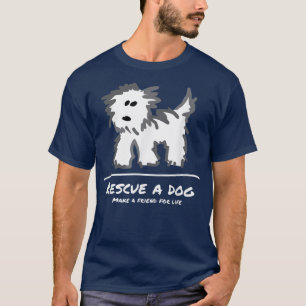 Rettung eines Hundes, Adoptier keine Tiergeschicht T-Shirt