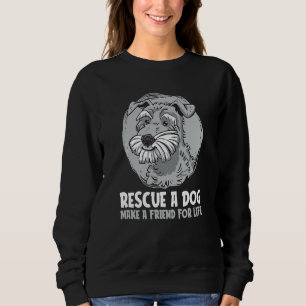 Rettung eines Hundes macht einen Freund für das Le Sweatshirt
