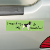 Rettung English Springer Spaniel Autoaufkleber (Auf Auto)