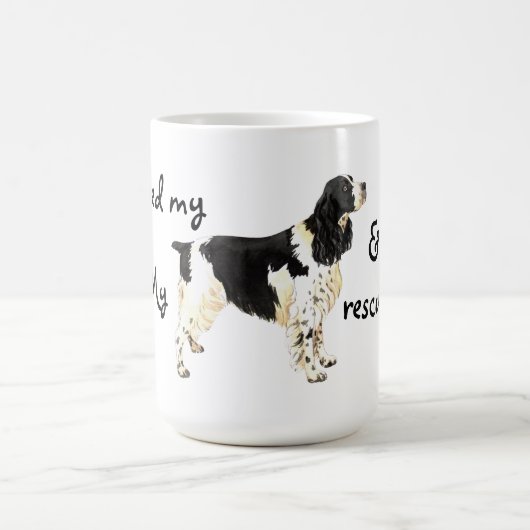 Rettung English Springer Spaniel Kaffeetasse (Mittel)