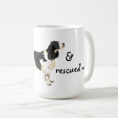 Rettung English Springer Spaniel Kaffeetasse (VorderseiteRechts)