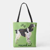 Rettung English Springer Spaniel Tasche (Rückseite)