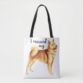 Rettung Finnisch Spitz Tasche (Vorderseite)