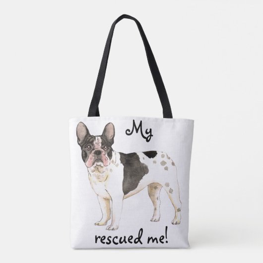 Rettung Frenchie Tasche (Rückseite)