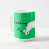 Rettung große Pyrenäen Kaffeetasse (Vorderseite Links)