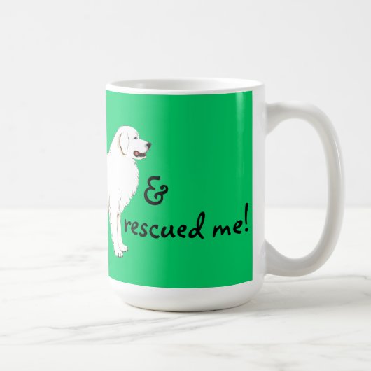 Rettung große Pyrenäen Kaffeetasse (Rechts)