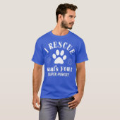Rettung Hund Vater Mens T-Shirt (Vorne ganz)