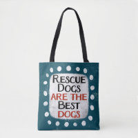 Rettung Hunde sind die besten Hunde Tote Tasche