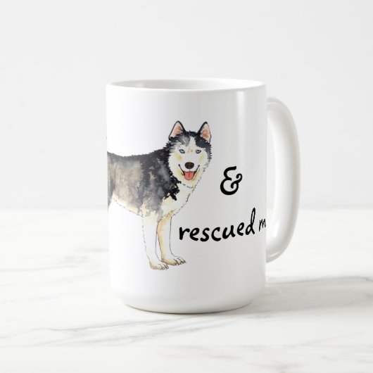 Rettung Husky Kaffeetasse (VorderseiteRechts)