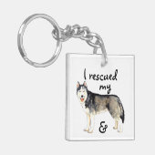 Rettung Husky Schlüsselanhänger (Vorderseite links)