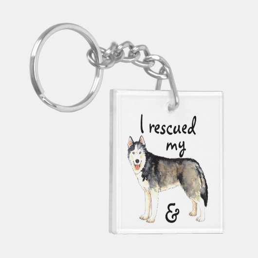 Rettung Husky Schlüsselanhänger (Vorderseite links)