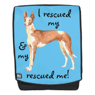 Rettung Ibizan Hound Rucksack