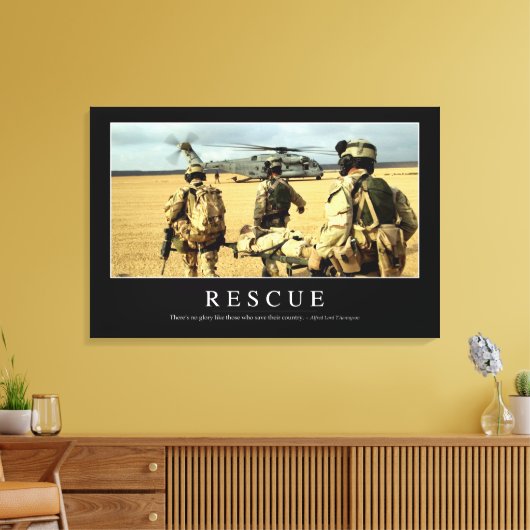 Rettung: Inspiration 2 Leinwanddruck (Insitu (Wohnzimmer))