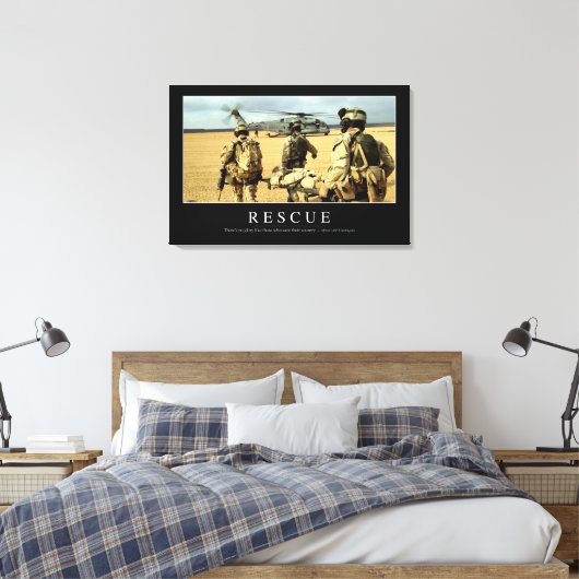 Rettung: Inspiration 2 Leinwanddruck (Insitu (Schlafzimmer))