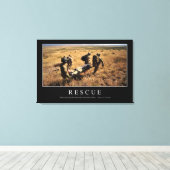 Rettung: Inspiration Zitat 1 Leinwanddruck (Insitu (Holzboden))