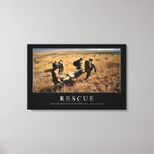 Rettung: Inspiration Zitat 1 Leinwanddruck (Vorderseite)