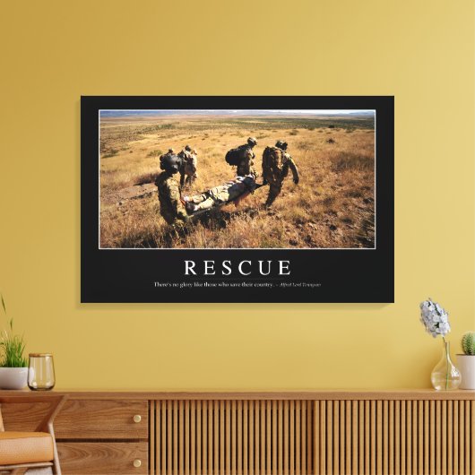 Rettung: Inspiration Zitat 1 Leinwanddruck (Insitu (Wohnzimmer))