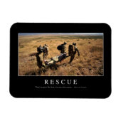 Rettung: Inspiration Zitat 1 Magnet (Horizontal)