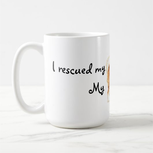 Rettung Isländisch Sheepdog Kaffeetasse (Links)