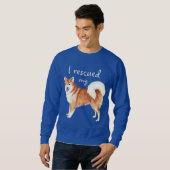 Rettung Isländisch Sheepdog Sweatshirt (Vorne ganz)