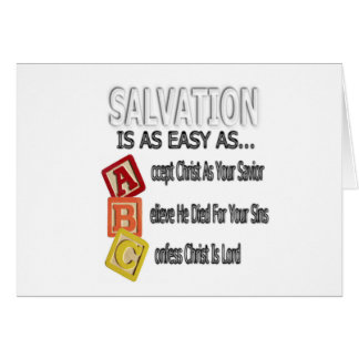 Rettung ist als ABC einfach