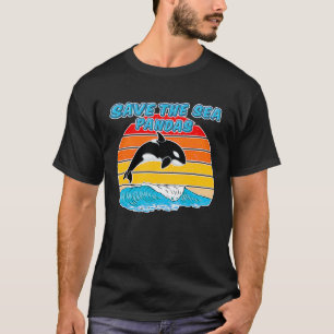 Rettung Killerwal Orcas retten die Meerespandas Ma T-Shirt