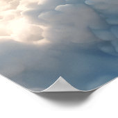 Rettung, Kreuz in den Wolken, Poster (Ecke)