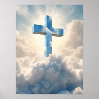 Rettung, Kreuz in den Wolken,